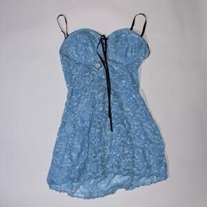 Cinema Exoile Cinderella Blue Semi Sheer Underwire Babydoll